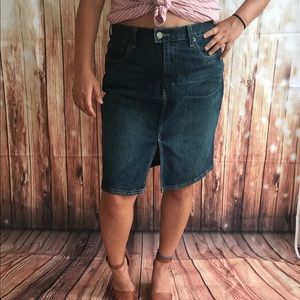 Vintage Calvin Klein high waisted denim skirt